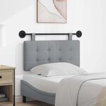 vidaXL Tête de lit suspendue tissu