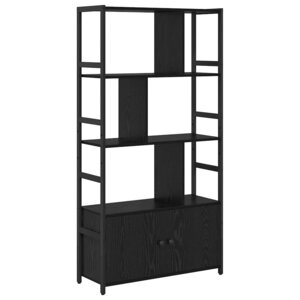 vidaXL Étagère Chêne noir 80 x 30 x 155.5 cm Bois d'ingénierie