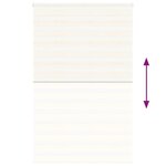 vidaXL Store zèbre beige marbré largeur du tissu 140 9 cm polyester