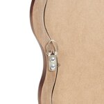 Miroir décoration moderne design mural 90 x 60 cm marron foncé 03_0010184