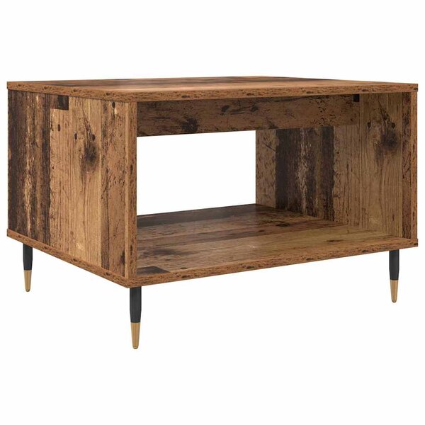 vidaXL Table basse Bois ancien 60 x 50 x 40 cm Bois d'ingénierie