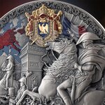 Pièce de monnaie en Argent 2000 Francs g 62.2 (2 oz) Millésime 2025 Legacy of the Greatest Empires FRENCH EMPIRE