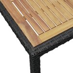 vidaXL Mobilier à dîner de jardin 7 Pièces avec coussins Résine tressée