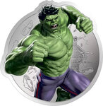 Pièce de monnaie en Argent g 31.1 (1 oz) Millésime Marvel Pamp HULK