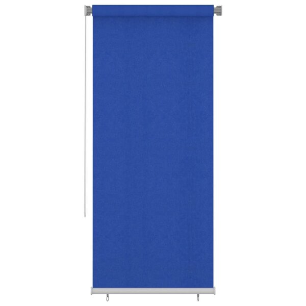 vidaXL Store roulant d'extérieur 100x230 cm Bleu PEHD