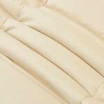 vidaXL Duvet d'hiver Matelassé Crème 135 x 220 cm Microfibre