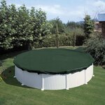 Summer Fun Couverture de piscine d'hiver Ronde 400-420 cm PVC Vert