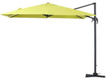 Parasol jardin déporté Alu "Sun 3" - Carré - 3 x 3 m - Vert