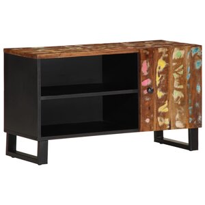 vidaXL Meuble TV 80x33x46 cm bois de récupération et d'ingénierie