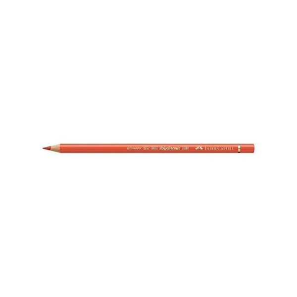 Crayon de couleur POLYCHROMOS Mine 3 8mm à l'Huile Orange Cadmium Foncé FABER-CASTELL