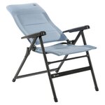 Travellife Chaise inclinable Lago Comfort ondulée bleu