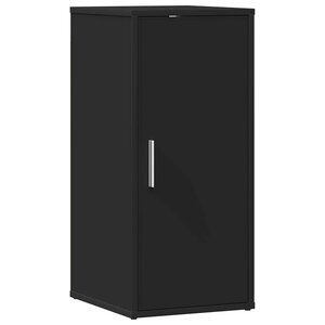 vidaXL Armoire à chaussures Noir 32x35x70 cm Bois d’ingénierie