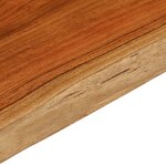 vidaXL Dessus de table 80x40x3 8 cm rectangulaire bois massif acacia