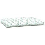 vidaXL Coussins de palette lot de 5 motif de feuilles tissu