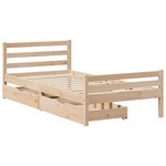 vidaXL Cadre de lit sans matelas 100x200 cm bois massif de pin