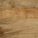 vidaXL Meuble TV marron 100x33x46 cm bois massif de manguier