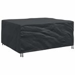 vidaXL Housse pour mobilier d'extérieur Noir 200 x 165 x 80 cm 210D
