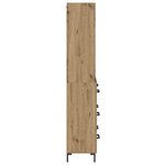 vidaXL Haut Armoire avec tiroir Chêne artisanal 69 5 x 34 x 180 cm