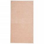 vidaXL Tapis HUARTE à poils courts doux lavable rouge clair 80x150 cm