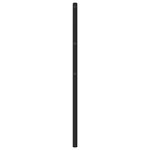 vidaXL Tête de lit métal noir 193 cm