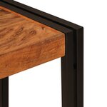 vidaXL Table console Marron 90 x 33 x 75 cm Bois d'acacia massif