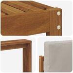 vidaXL Ensemble de canapés d'extérieur 8 Pièces Gris Naturel et Clair