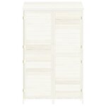 vidaXL Remise de jardin Blanc 102x52x174 5 cm Bois de sapin solide