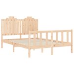 vidaXL Cadre de lit sans matelas 140x190 cm bois de pin massif