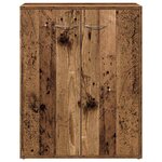 vidaXL Buffet vieux bois 60x30x75 cm bois d'ingénierie