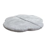 Tapis de jeu nuage en peluche Gris clair