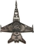 Pièce de monnaie en Argent 20 Dollars g 31.1 (1 oz) Millésime 2024 JET FIGHTER