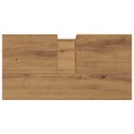 vidaXL Armoire de lavabo de salle de bain chêne artisanal 65x33x60 cm