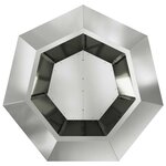 vidaXL Jardinière 2 Pièces Argent 75 x 75 x 60 cm Acier galvanisé