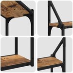 vidaXL Étagère Murale Bois ancien 60 x 21 x 51 cm Bois d'ingénierie