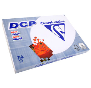 Ramette 125 Feuilles Papier DCP 350g A3 420x297 mm Blanc CLAIREFONTAINE