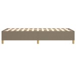 vidaXL Cadre de lit sans matelas taupe 80x200 cm tissu