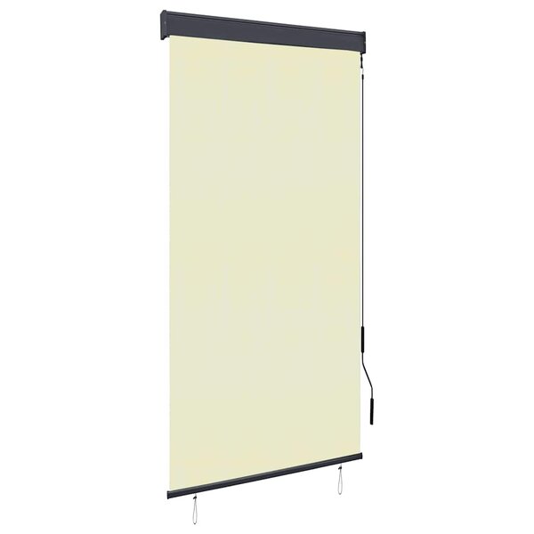 vidaXL Store roulant d'extérieur 80 x 250 cm Crème