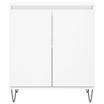 vidaXL Buffet Blanc 60x35x70 cm Bois d'ingénierie