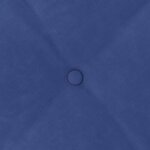 vidaXL Coussin de Dos Bleu police 200 x 50 cm Tissu en velours côtelé