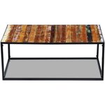 vidaXL Table basse Bois de récupération massif 100x60x40 cm