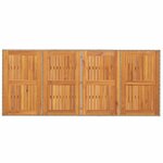 vidaXL Ensemble de salle à manger pour jardin 9 Pièces Beige et marron