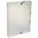 Boite De Classement Exabox Dos 40mm Polypropylène Crystal - A4 - Cristal - Exacompta