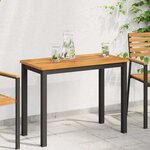 vidaXL Plateau de table Marron 90 x 45 x 2 cm Bois d'acacia massif