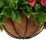 vidaXL Fleurs artificielles Rosé 33 x 33 x 44 cm PE et acier