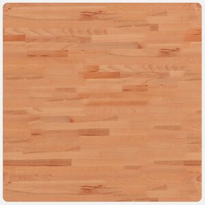 vidaXL Dessus de table 80x80x2 5 cm carré bois massif de hêtre