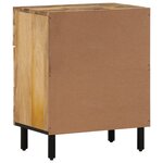 vidaXL Table de chevet 50x33x60 cm bois de manguier massif
