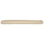 vidaXL Coussin de palette Beige 200 x 40 x 8 cm Tissu Oxford