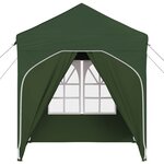 vidaXL Tente de fête pop-up 192 x 192 x 245 cm Vert