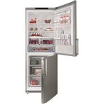 Hotpoint ha70bi31s - réfrigérateur congélateur bas 462l (309+153) - no frost - l75 x h 201 5 - inox