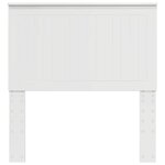 vidaXL Tête de lit Blanc Brillant 90 cm Bois d'ingénierie